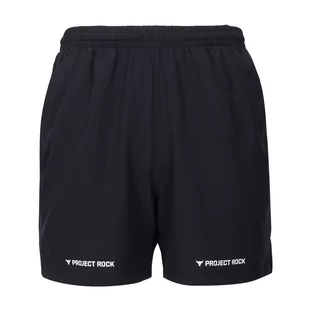Męskie spodenki treningowe Under Armour Project Rock Ultimate 5" Training Short -  czarne - UNDER ARMOUR - Spodnie sportowe męskie - miniaturka - grafika 1