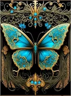 Zabawki kreatywne - DIAMENTOWA PASJA Haft Diamentowy Mozaika Diamentowa MOTYLE MOTYLKI MOTYL Z MOTYLAMI - miniaturka - grafika 1