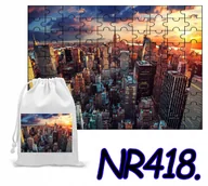 Puzzle - PUZZLE 252 EL. UKŁADANKA PREZENT MIASTO NOWY YORK +WORECZEK Z NADRUKIEM - miniaturka - grafika 1