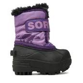 Buty dla dziewczynek - Śniegowce Sorel Snow Commander™ 2114102514 Fioletowy - miniaturka - grafika 1
