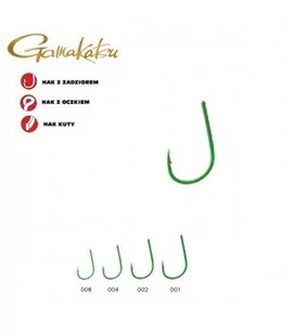 Gamakatsu Haczyki Karpiowe G-carp A1 nr 6 Zielone - Inne akcesoria dla wędkarzy - miniaturka - grafika 1