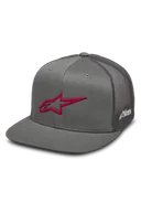 Czapki damskie - Czapka z Daszkiem Alpinestars 3D Ageless Trucker Szary/CzerwonyRegulowany - miniaturka - grafika 1