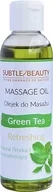 Olejki i świece do masażu - Subtle Beauty Relaksujący Naturalny olejek do masażu Zielona Herbata 140ml - miniaturka - grafika 1