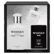 Zestawy perfum męskich - SET EVAFLOR Whisky Homme Sport EDT spray 100ml + EDT spray 10ml + EDT spray 20ml - miniaturka - grafika 1
