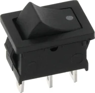 Akcesoria do komputerów stacjonarnych - Blow 2920# Przełącznik mk1012c czarny kołyskowy - miniaturka - grafika 1
