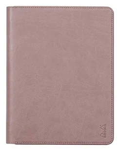 Rhodia 168108C - Teczka konferencyjna Rhodiarama 19,5x25,5 cm, z etui, 2 płaskie kieszenie zamykane na zamek, miejsca na karty, uchwyt na długopis, okładka z imitacji skóry palisander, 1 szt - Etui do tabletów - miniaturka - grafika 1