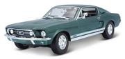 Samochody i pojazdy dla dzieci - MAISTO Ford Mustang GTA Fastback 1967 1/18 31166 GN - miniaturka - grafika 1