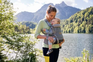 Nosidełko turystyczne Amare Baby Carrier marine VAUDE - Nosidełka dla dzieci - miniaturka - grafika 6