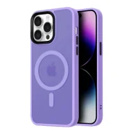 Etui i futerały do telefonów - Etui Fashion Case MagSafe na iPhone 16 - fioletowe - miniaturka - grafika 1