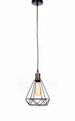 Lampy sufitowe - Lumina Deco Lampa wisząca COBI LDP 11609 BK ) Deco - miniaturka - grafika 1