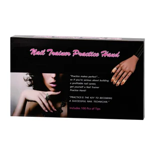 Ręka Dłoń do Ćwiczeń Nauki Manicure Paznokcie Tips 95 - Akcesoria do paznokci - miniaturka - grafika 6