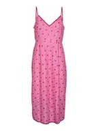 Sukienki - Bestseller A/S Damska sukienka VMSONEY LACE Singlet Calf Dress WVN, cukierek/szczegóły: Pink Yarrow Lines, S, Cukierki/szczegóły: różowe linie Yarrow, S - miniaturka - grafika 1