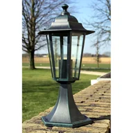 Lampy ogrodowe - vidaXL  Lampa ogrodowa ciemnozielona (41 cm) - miniaturka - grafika 1