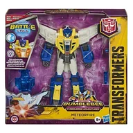 Figurki dla dzieci - Hasbro Figurka Transformers CyberBattle Call Trooper Meteor Fire - miniaturka - grafika 1
