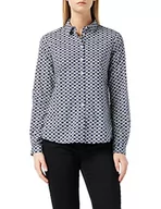 Koszule damskie - Marc O'Polo Koszula damska, Niebieski (Multi/Night Sky D06), 36 - miniaturka - grafika 1