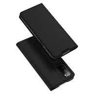 Etui i futerały do telefonów - Dux Ducis Skin Pro kabura etui pokrowiec z klapką Samsung Galaxy A03s czarny - miniaturka - grafika 1