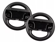 Akcesoria do Nintendo - 2X Kierownica Do Nintendo Switch Do Gry Mario Kart Czarny - miniaturka - grafika 1