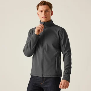 Regatta Professional Męski softshell Reid Szaro-czarny, Rozmiar: 4XL - Kurtki i kamizelki sportowe męskie - miniaturka - grafika 1