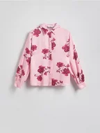 Koszule damskie - Reserved - Wzorzysta koszula z wiskozy - wielobarwny - miniaturka - grafika 1