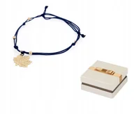 Bransoletki - Bransoletka Złoty Liść Klonu (Różne Kolory) BZ112 - miniaturka - grafika 1