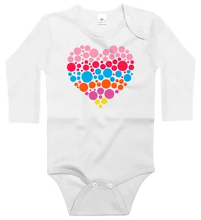 Body dziecięce Kolorowe Kropki W Kształcie Serca Na Dzień Kropki 62/68 - Body dla niemowląt Body dziecięce Kolorowe Kropki W Kształcie Serca Na Dzień Kropki 62/68 - Body dla niemowląt - miniaturka - grafika 1