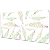 Podkładki na biurko - Ochronna mata na biurko Liście Akwarele 90x45 cm - miniaturka - grafika 1