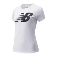 Koszulki i topy damskie - Koszulka New Balance WT03816WT - biała - miniaturka - grafika 1