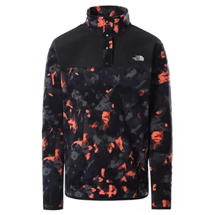 The North Face Printed Tka Glacier Popper Button Fleece > 0A5IZN2A71 - Bluzy sportowe damskie - miniaturka - grafika 1