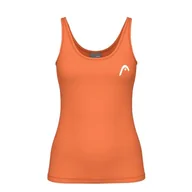 Koszulki i topy damskie - HEAD Spirit II Tank Top Women, Campfire pomarańczowy - miniaturka - grafika 1
