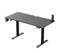 Biurka gamingowe - Ultradesk LEVEL V2 bez podkładki (czarny) - miniaturka - grafika 1