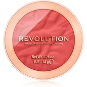 Róże do policzków - Makeup Revolution Reloaded pudrowy róż dla długotrwałego efektu odcień Pop My Cherry 7,5 g - miniaturka - grafika 1
