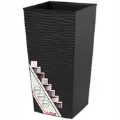 Donice - Doniczka Z Wkładem Donica Na Kwiaty 57 Cm Czarna - miniaturka - grafika 1