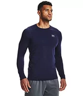 Koszule męskie - Under Armour Męska koszula z gumką ColdGear, Granatowa północ (410)/biały, S - miniaturka - grafika 1