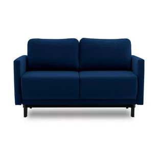 Sofa 2-osobowa, rozkładana, Laya, 146x97x90 cm, granatowy - Sofy i kanapy - miniaturka - grafika 1