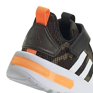 adidas Racer Tr23 El I, Shoes-Low (Non Football) Unisex-Bimbi 0-24, Shadow Olive Ftwr White Screaming Orange, 23.5 EU - Moda i Uroda OUTLET - miniaturka - grafika 1