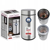 Młynki do kawy - Elektryczny Młynek Rozdrabniacz Do Mielenia Kawy Orzechów Ziół Stalowy Inox - miniaturka - grafika 1