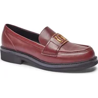 Półbuty damskie - Guess Skórzane loafersy SHUTTLE3 - miniaturka - grafika 1