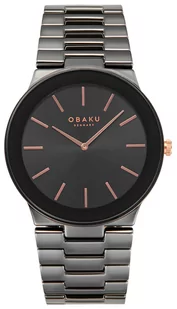 Zegarek Zegarek Obaku Denmark V281GXBBCB SVALE - DARK - Zegarki męskie - miniaturka - grafika 1