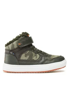Leaf Sneakersy Sandvik LSAND101E Zielony - Buty dla chłopców - miniaturka - grafika 1