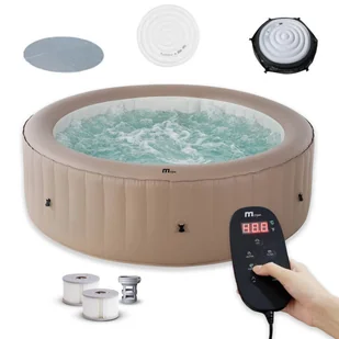 Basen z hydromasażem dmuchane Bristol MSpa 6 osób SPA Bąbelki - Baseny ogrodowe - miniaturka - grafika 1