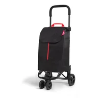 Torby i wózki na zakupy - Czarna torba na zakupy na kółkach Vileda Twin, 52 l - miniaturka - grafika 1