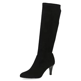 Caprice Damskie buty 9-25524-41 Półdługie kozaki, Black Stretch, 40,5 EU, Black Stretch, 41 - Kozaki damskie - miniaturka - grafika 1
