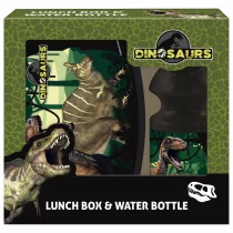 Derform Zestaw śniadaniówka + bidon Dinozaur 15 - Lunch boxy - miniaturka - grafika 1