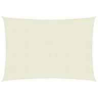 Parasole ogrodowe - vidaXL Żagiel przeciwsłoneczny, 160 g/m, kremowy, 2,5x3,5 m, HDPE vidaXL - miniaturka - grafika 1