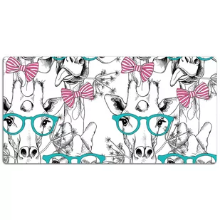 Mata ochronna na biurko Hipsterski motyw 120x60 cm - Podkładki na biurko - miniaturka - grafika 1