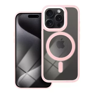 Etui Color Edge Mag Cover MagSafe iPhone 15 Pro Różowy - Etui i futerały do telefonów - miniaturka - grafika 1