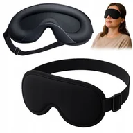 Akcesoria do bielizny - Opaska Na Oczy Do Spania Podróżna Do Samolotu Wygodna Gruba Premium 3d - miniaturka - grafika 1