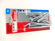 Kołki - WKRĘT-MET Kołek rozporowy z wkrętem do drewna z łbem 6-kątnym 10 mm x 80 mm - miniaturka - grafika 1