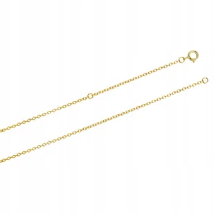 Przedłużka do łańcuszka bransoletki 925 ZŁOTA 10cm LS045 - Łańcuszki - miniaturka - grafika 1