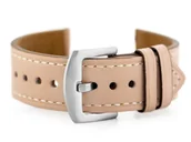 Paski - Pasek skórzany do zegarka W81 - różowy - 20mm - miniaturka - grafika 1